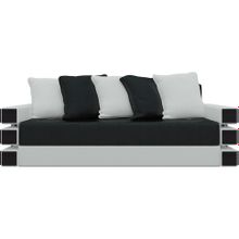 Смарт Диван прямой Венеция Вайт Блэк еврокнижка