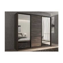 РВ-мебель Шкаф-купе 3-х дверный Кааппи 3 Орех Тьеполло 180х45х230 см