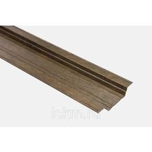 Прямоугольный евроштакетник с двусторонним полиэстеровым покрытием (зеленый)