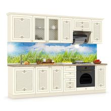 Любимый Дом Кухня Ассоль жемчуг № 08 280 см., универсальная сборка ID - 287187