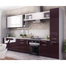 Кухня Капля угловая с пеналом 1650х2850 (модульная)