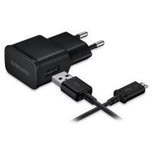 Сетевое зарядное устройство Samsung EP-TA12EBEUGRU, 2A, 1 USB, с кабелем micro USB, черный