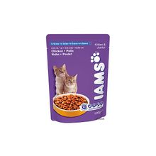 Iams Пауч для котят Курица 100гр х 22шт