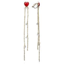 Клипсы "Сердце" (арт. 76554-1)