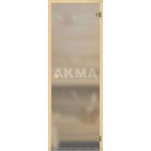 Дверь для сауны "Акма" 0,7х1,9 стекло матовое б цветное   (ручка кноб) Спецпредложение!