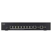 Коммутатор cisco sg300-10mpp 10-port gigabit max poe+ managed switch sg300-10mpp-k9-eu