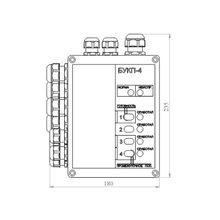 Блок управления противопожарными клапанами БУКП-4