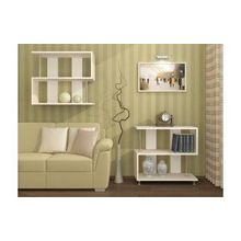 Регион 58 Стеллаж-мини ЛДСП универсальный, с хромированными опорами