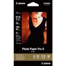 CANON PP-201 фотобумага глянцевая А6 (10x15 см) 245 г м2, 50 листов, 2737B011