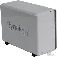 Synology DS218j Сетевое хранилище 2xHDD, DC1,3GhzCPU 512 Mb DDR3 RAID0,1 SATA 3,5 2xUSB3.0 1GigEth iSCSI 2xIPcam upto 14 1xPS