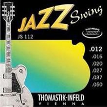 JS112 Jazz Swing Комплект струн для акустической гитары, Medium Light, сталь никель,12-50, Thomastik