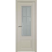  Двери ProfilDoors Модель 2.103U Цвет Шеллгрей Стекло Гравировка 1