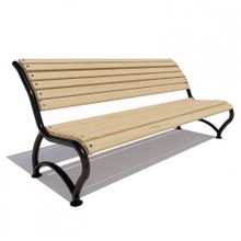 Скамейка уличная «ОДИНЦОВО» (1,5м)