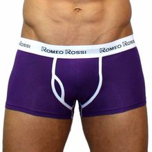 Romeo Rossi Хлопковые трусы-хипсы (XL   светло-серый)