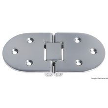 Osculati Hinge 180° rotation w bores 140x70 mm, 38.460.75