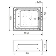 Акриловая ванна Gemy G9268 K