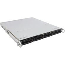 Корпус   Server Case SuperMicro   CSE-813MTQ-350CB   Black 4xHotSwapSAS SATA, ATX  350W 1U RM