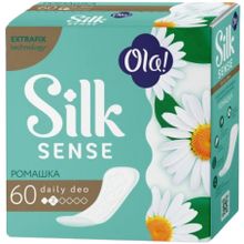 Ola! Silk Sense Daily Deo Ромашка 60 прокладок в пачке