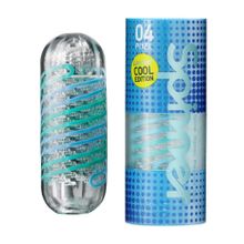 Tenga Мастурбатор с охлаждающей смазкой SPINNER Pixel Limited Cool Edition (бирюзовый)