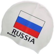 Шапочка плавательная Larsen Russia CS белый