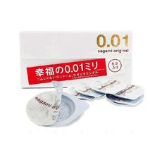 Супер тонкие презервативы Sagami Original 0.01 - 5 шт. (77469)