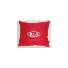  Подушка Kia красная вышивка белая