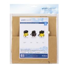 PK-301 5 Фильтр-мешки Airpaper бумажные горизонтальные для пылесоса, 5 шт