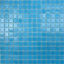 Мозаика стеклянная Aquaviva Jamaika однотонная голубая A08N(2)