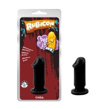 Черный анальный фаллоимитатор Evil Dildo Plug S - 9 см. (238001)