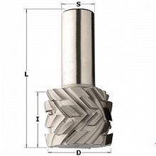 Фрезы алмазные DP с аксиальным углом режущей грани 40°