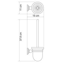 WasserKRAFT Щетка для унитаза Ammer  K-7027