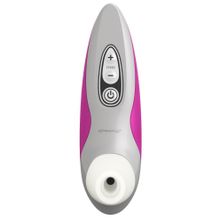 Womanizer Розово-серебристый бесконтактный стимулятор клитора Womanizer Pro 40 (розовый)