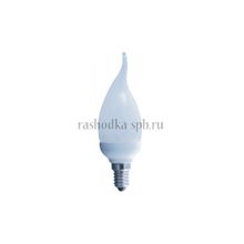 Энергосберегающая лампа Ecola candle 9W DEA FTF 220V E14 4100K витая матовая свеча на вет