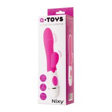 Розовый вибратор A-Toys Nixy - 23 см. Розовый