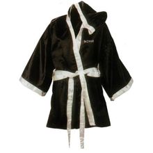 Боксерский халат бело-черный разм. L, Т120313