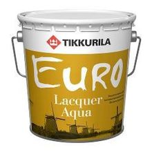 Лак TIKKURILA EURO LACQUER AQUA интерьерный, полуглянцевый EP 2,7л