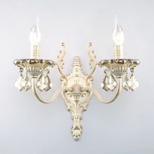 Eurosvet Бра Eurosvet Elisha 3281 2 белый с золотом тонированный хрусталь Strotskis ID - 409628