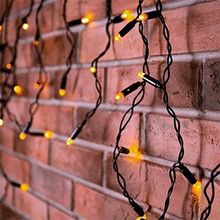 Neon-Night 255-046 Уличная светодиодная Бахрома Айсикл, 2.4x0.6 м, теплый белый, пост свечение, провод черный