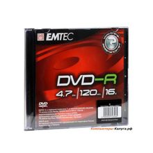 Диск DVD-R 4.7Gb EMTEC 16x  Slim