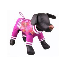 Костюм спортивный для собак Арт:111. Цвет розовый. Размер 25см."