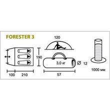 Палатка Trek Planet Forester 3 (70136)