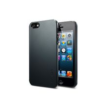 Защитный чехол SGP Spigen Case Ultra Thin Air Series Metal Slate (Графитовый цвет) для iPhone 5
