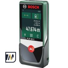 Лазерный дальномер Bosch PLR 50 C с Bluetooth