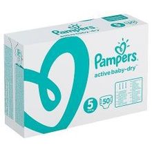 Подгузники Pampers Active Baby-Dry 5 (11-18 кг), 150 шт
