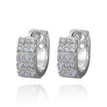 Серьги-кольца c посеребрением (арт. 79166-9)