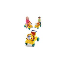 Fisher-Price (Фишер-Прайс) Игрушка-каталка "Забавный львенок" из серии "Вперед малыш" Fisher-Price (Фишер-Прайс)