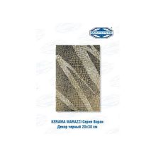 Декор Керама Марацци | Kerama Marazzi Варан черный 20х30см