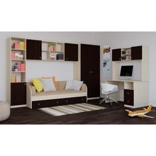 РВ-мебель Модульная детская Астра, композиция 1, венге