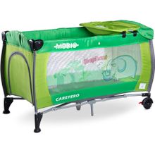 Манеж-кровать Caretero MEDIO CLASSIC GREEN (зеленый)