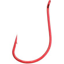 Крючки Mikado SENSUAL - KEIRYU W RING № 12 RED (с ушком) ( 10 шт.)
